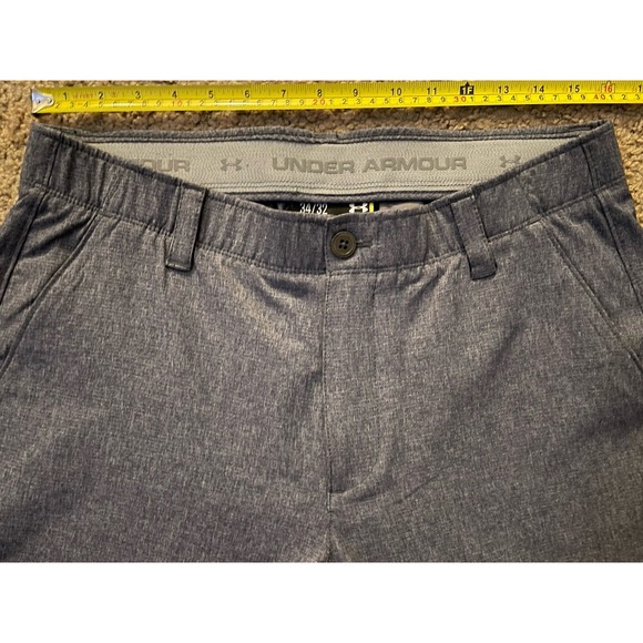 Under Armour Match Play Golf Pants Trousers Logo Gray Men's 34x32 JBHS - Picture 3 of 10